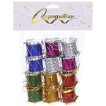 Набор ёлочных украшений «Барабаны» 3 см