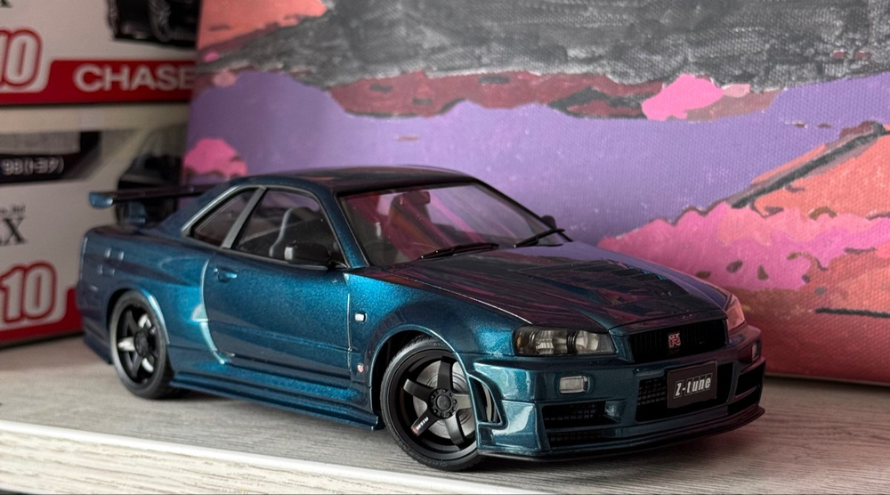 Краска лаковая HobbyLink Nissan Bluish green Pearl HP-5009