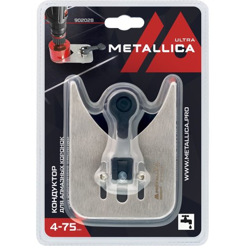 Кондуктор металл.METALLICA Ultra для коронок алмазных 4-75 мм,с присоской   902028