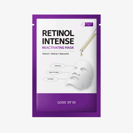 SOME BY MI RETINOL INTENSE REACTIVATING MASK Интенсивная антивозрастная тканевая маска для лица с ретинолом