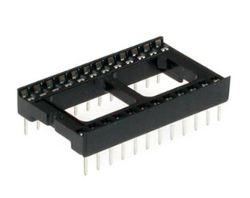 Панелька для микросхем шаг 2,54 SCL-24 на 24 pin