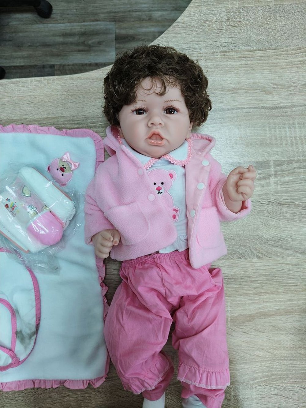 Уценка Кукла Реборн виниловая 56см в пакете (FA-020)