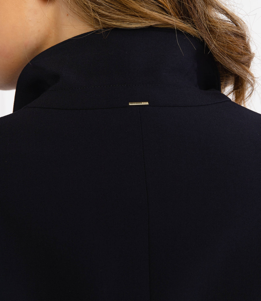 Хлопковый жакет julea BOSS BLACK - темно-синий(50291853)