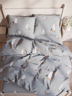 Пододеяльник  полисатин Simple House "Кэмпбелл" 2-спальный на молнии 175x215 см