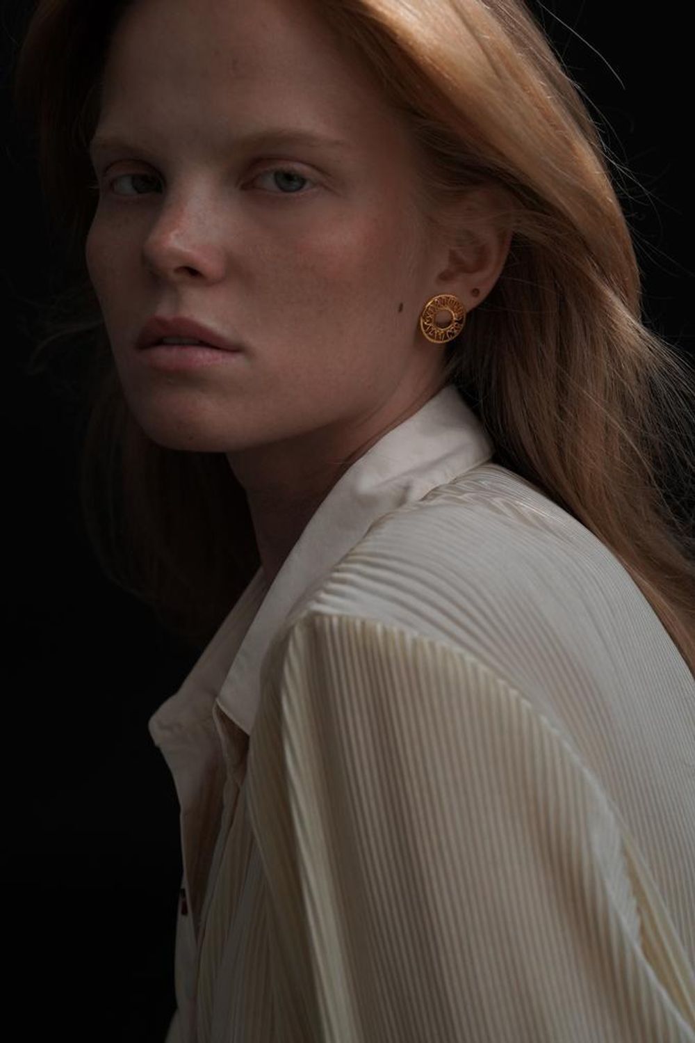 Серьги Sakartvelos Mze, позолота