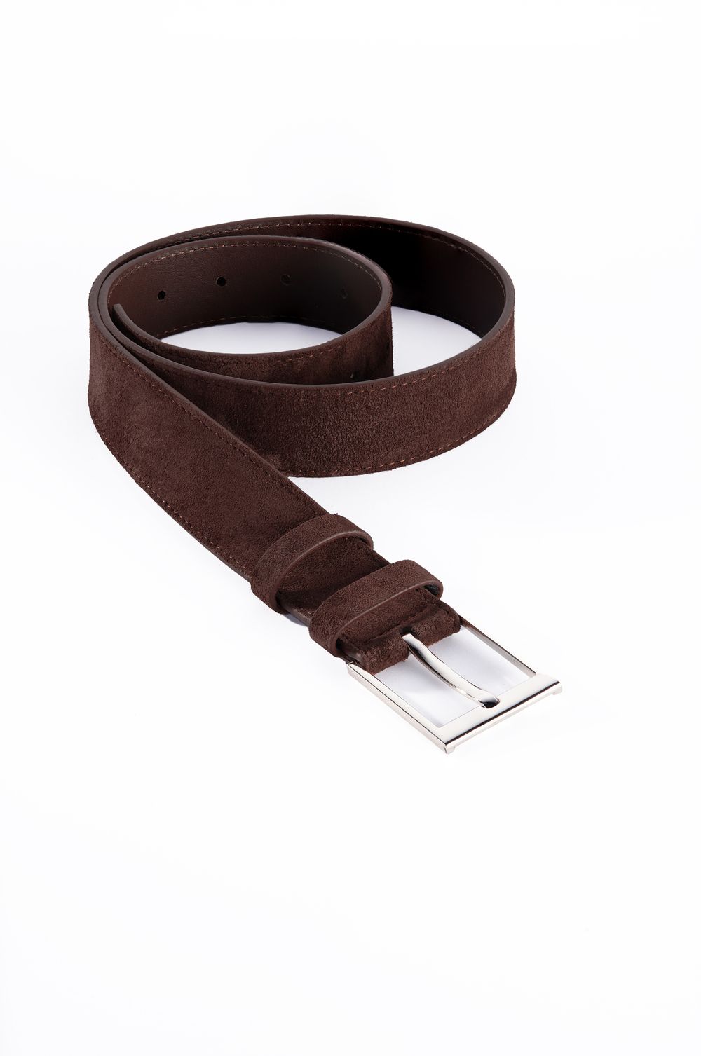 БАЗОВЫЙ РЕМЕНЬ ЗАМША ТЕМНЫЙ ШОКОЛАД