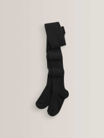 Колготки хлопковые для девочки Next T63-596, 3 шт., Серый, Черный