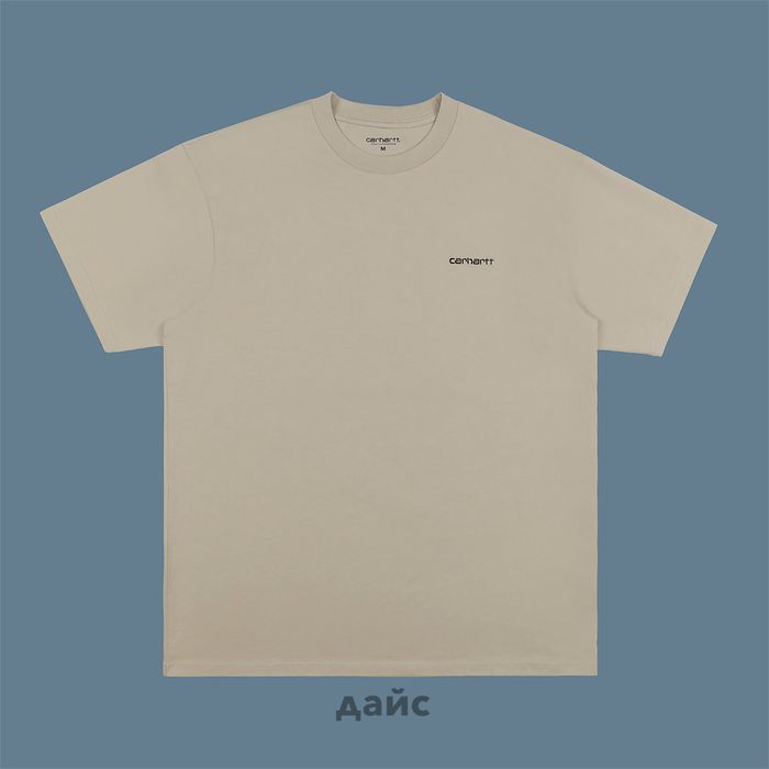 Футболка мужская Carhartt WIP Script Embroidery артикул:I030435_wall - купить в магазине Дайс