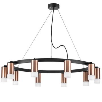 Люстра подвесная 10*GU10 LR0203001 черный/медь Rullo Lightstar