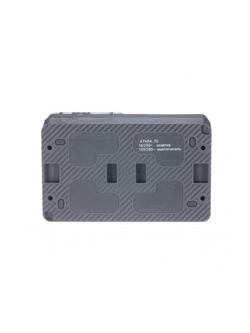 Блок ОП AtlasDesign PROFI IP54 (розетка 1-м 16А заземл. защ. шторки + 1-кл. выключатель 10А) антрацит SE ATN544070