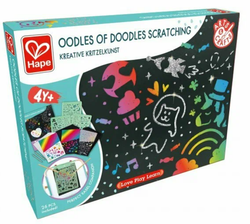 Детский игровой набор для творчества "Радужные блестки" с трафаретами