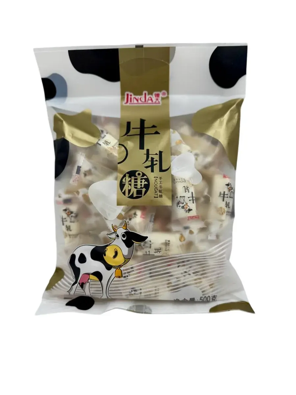 Jinda Молочная нуга с Арахисом "Коровка", 500гр.
