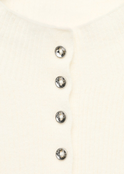 Кардиган из тонкого трикотажа в рубчик