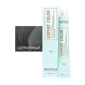Профессиональный перманентный крем-краситель для волос Bouticle Expert Color Hair Color Cream цвет серебряный, 100 мл.