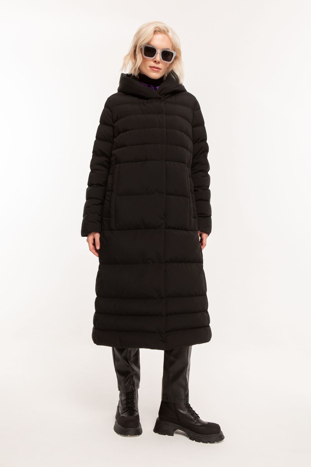 313.FW23.001S пальто женское BLACK