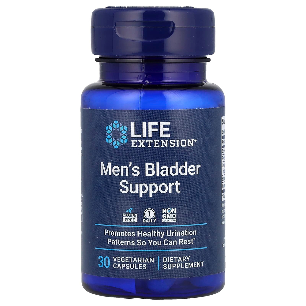 Life Extension, Поддержка мочевого пузыря для мужчин, 30 вегетарианских капсул