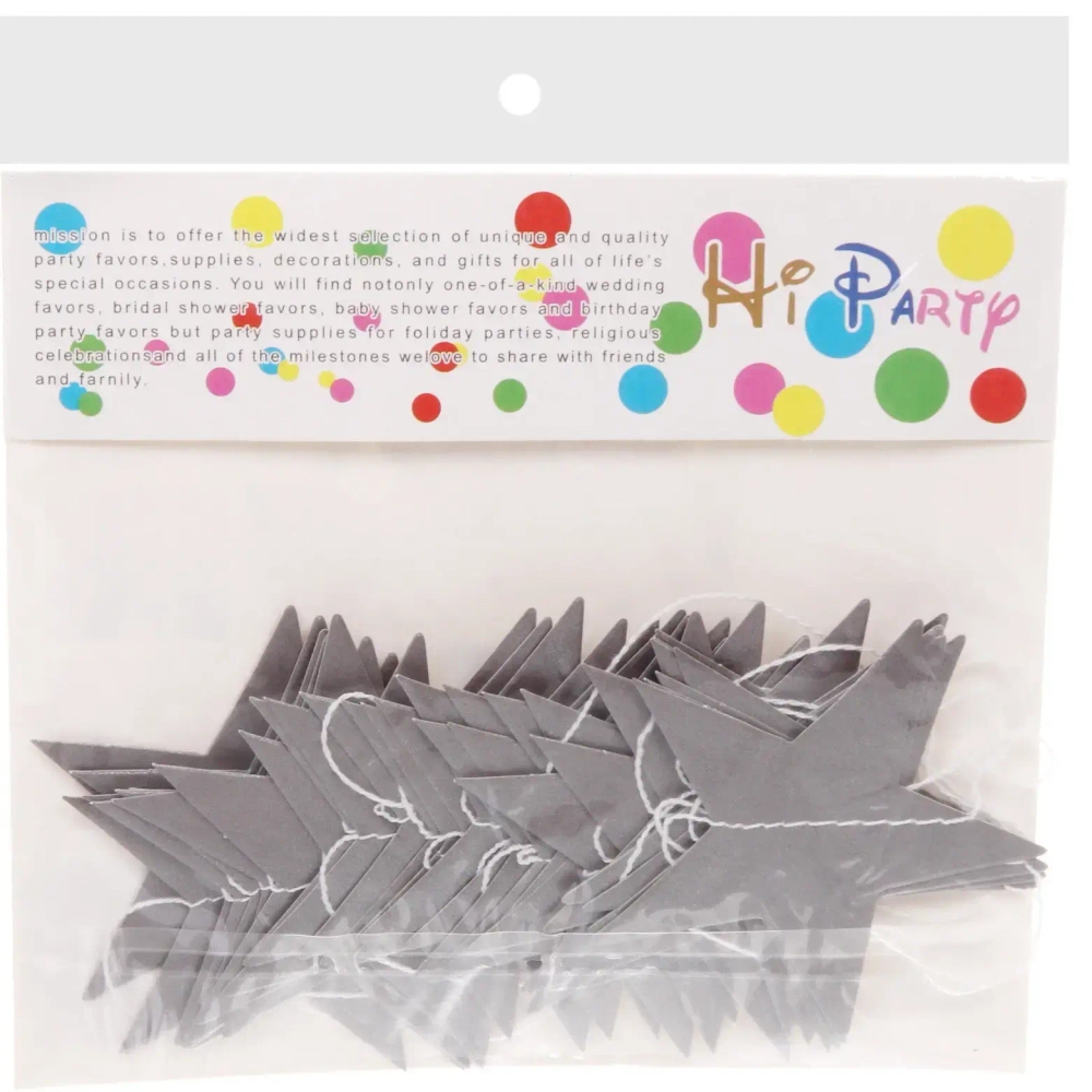 Растяжка «Звездное небо» 4 м, серебро