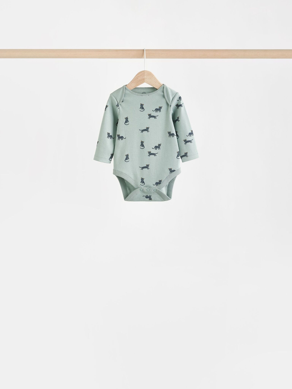 Боди с длинным рукавом для малышей Next N27-269, 7 шт., Молочный, Серый, Синий