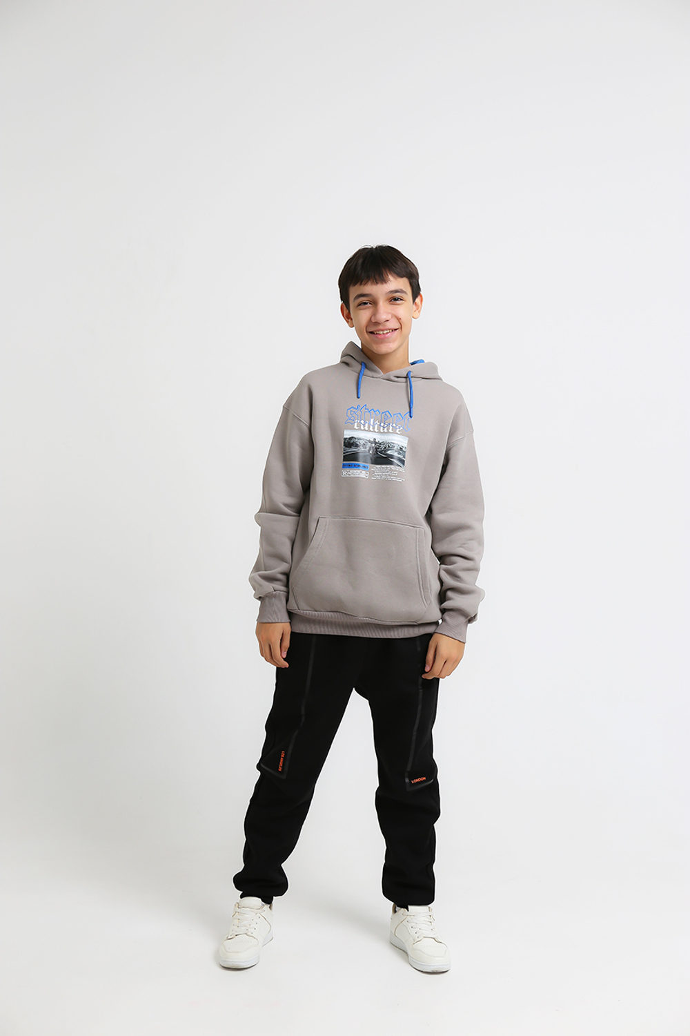 Худи дл/р с начесом с капюш. д/м Beneti (T) 7307