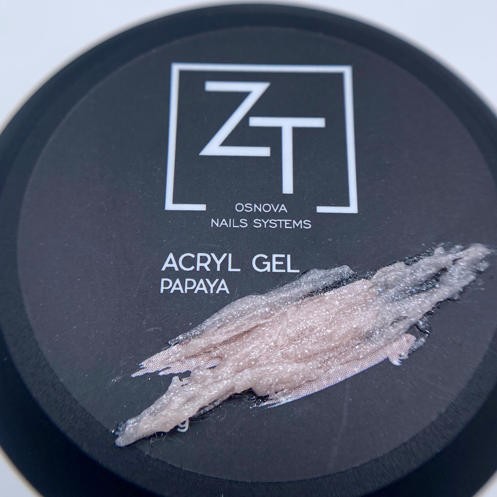 ZT акригель ACRYL GEL PAPAYA банка 30 гр.