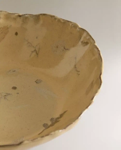 ZARA HOME ГЛУБОКАЯ ТАРЕЛКА ИЗ КЕРАМИКИ С ДЕКОРАТИВНОЙ ОТДЕЛКОЙ, РЫЖЕВАТО-КОРИЧНЕВЫЙ