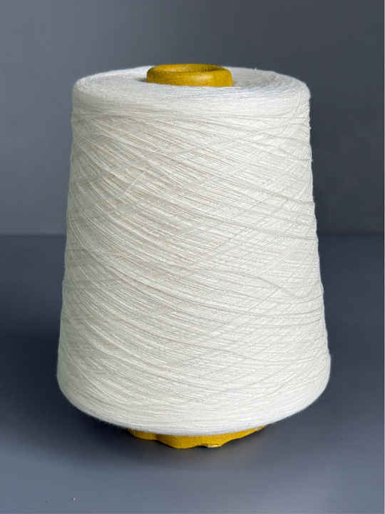 Пряжа Emilcotoni SPa Real Silk (2/56000) 2800 м/100 гр (80% пима хлопок, 20% шелк), белый