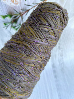 Пряжа с люрексом MORELINO толстая шишибрики Морелино