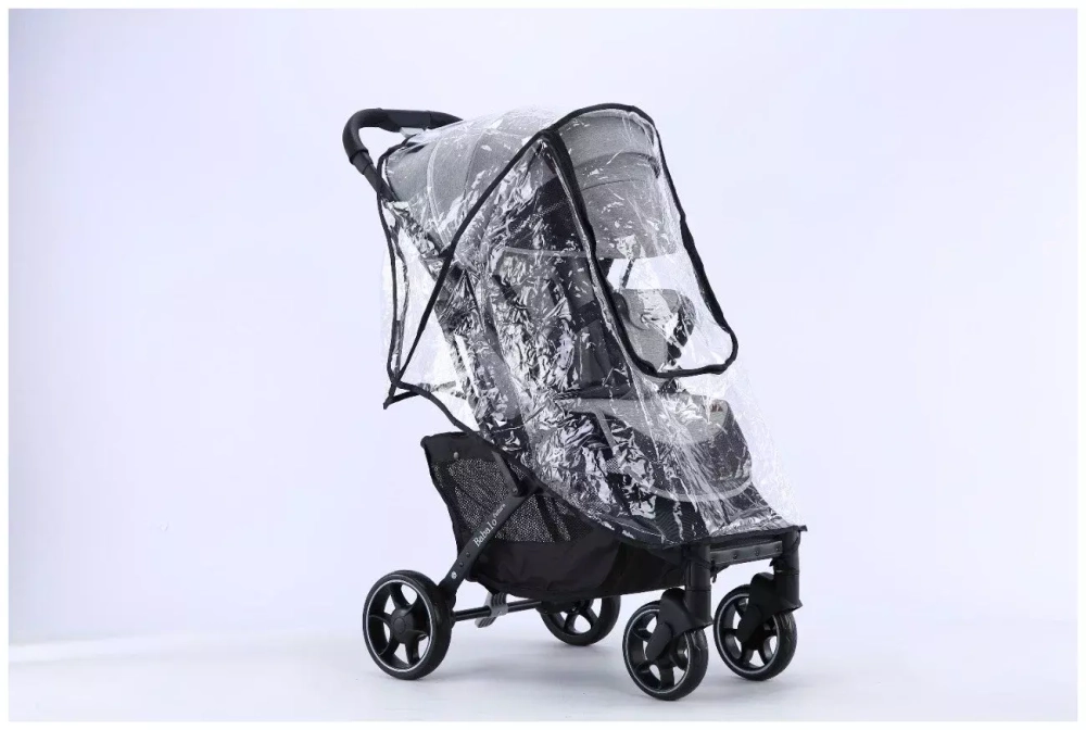 Коляска прогулочная Babalo 2022 Изумруд текстиль на чёрной раме с сумкой