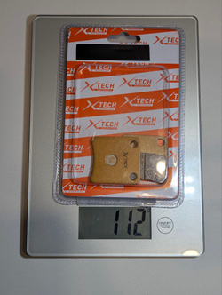 Колодки тормозные дисковые для питбайка задние, для скутеров