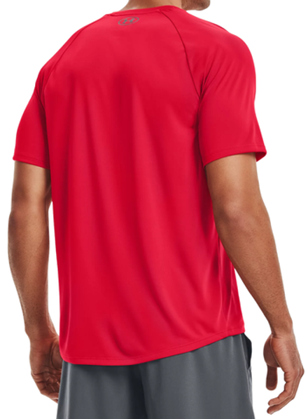 Теннисная футболка Under Armour Tech SS Tee 2.0 - red/graphite