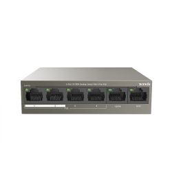 Коммутатор TENDA TEF1106P-4-63W Коммутатор настольный 6-Ports 10/100 Base-TX 4-Ports PoE(PoE бюджет 63W)