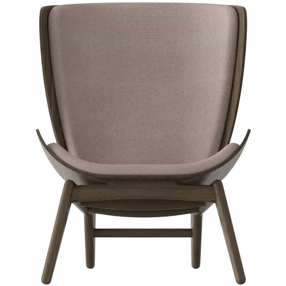 Кресло Umage The Reader, темный дуб c розовой обивкой | UMAGE | Дания