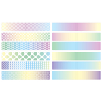 Закладки для книг МАГНИТНЫЕ "GRADIENT" набор 12 шт. 60x20 мм BRAUBERG (4 штуки в упаковке)