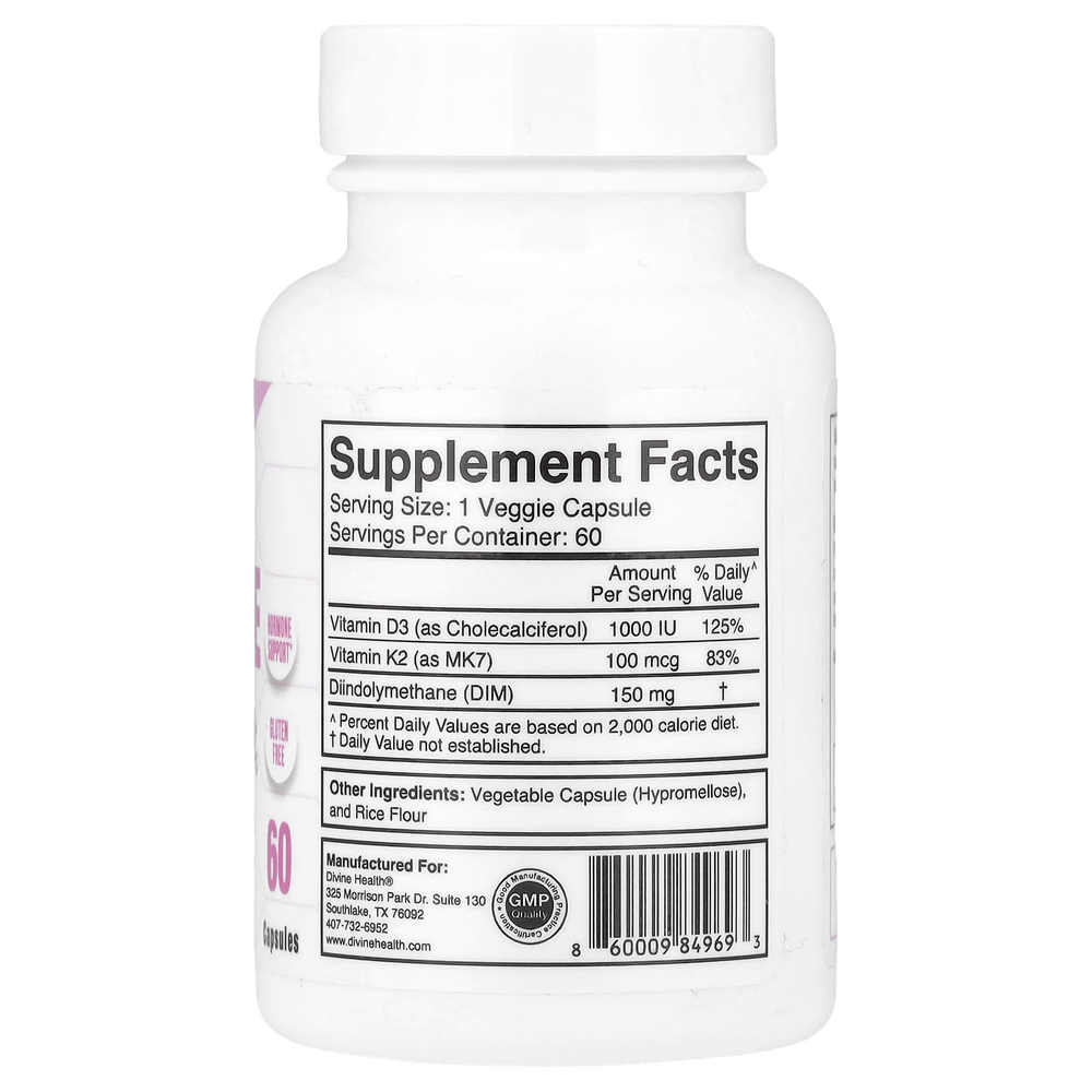 Divine Health, Дон Кольбер, доктор медицины Hormone Zone, 60 капсул