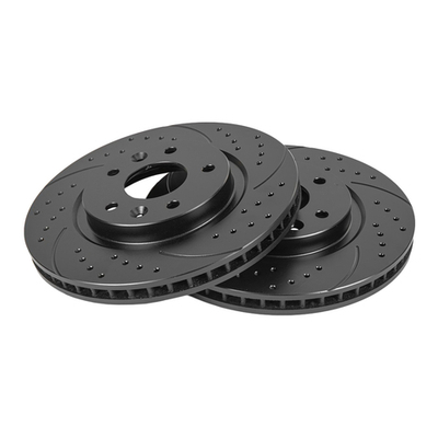 Диск тормозной GANZ передний перфорированный PRO-Line с покрытием (комплект - 2 шт) NISSAN Qashqai J11 2013- Арт.: GIJ06067S