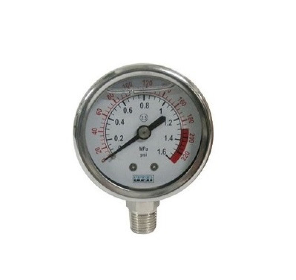 Манометр жидконаполненный радиальный PG 150