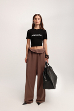 Футболка-кроп slim fit