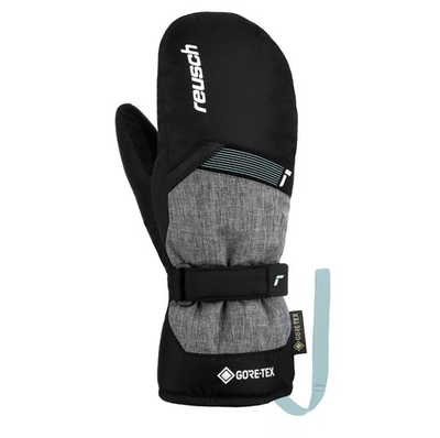 Варежки REUSCH Flash Gore-Tex Junior Black/Black Melange/Cabbage