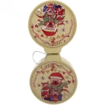 Банка жестяная 200мл 11,2*12,2*4см «Мишка с друзьями» двухсторонняя