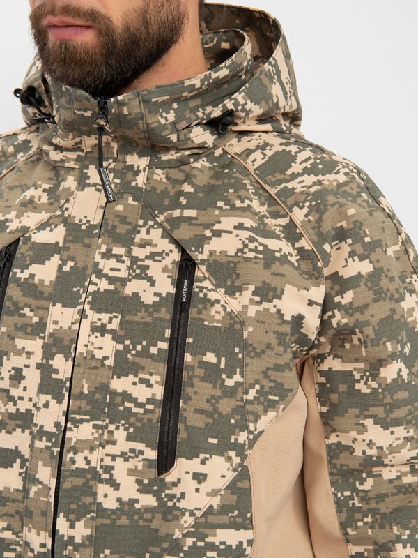 Костюм летний Матрица ткань Смесовая Рип-Стоп цвет 128/2 (светлый пиксель)