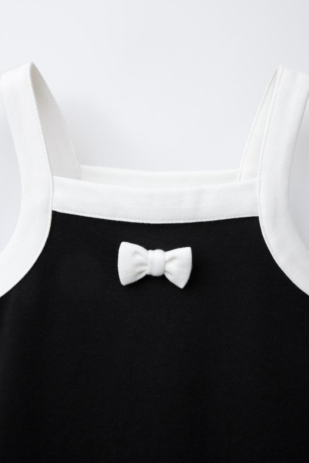 ZARA ПЛАТЬЕ С БАНТОМ, ЧЕРНЫЙ