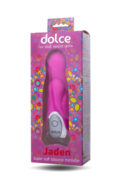 Вибратор TOYFA Dolce Jaden, силикон, розовый, 12,5см