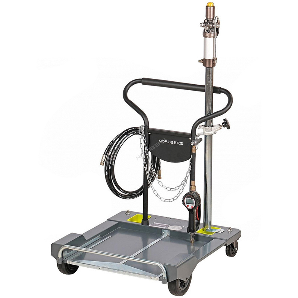 NORDBERG (NO40180T) Установка для раздачи масла из бочек 200 л, со световой индикацией и тележкой