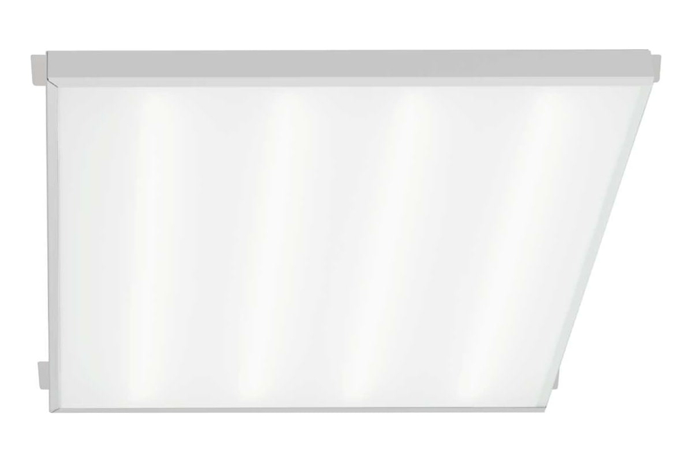 Светильник LED ДВО Грильято vs224 56W-6600Лм 6000К опал IP65 с БАП 1ч 588х588х48мм VS