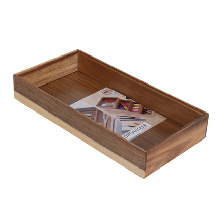 Коробка для хранения из акации 30*15*5 см