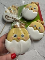 Пасхальные имбирные пряники для кулича