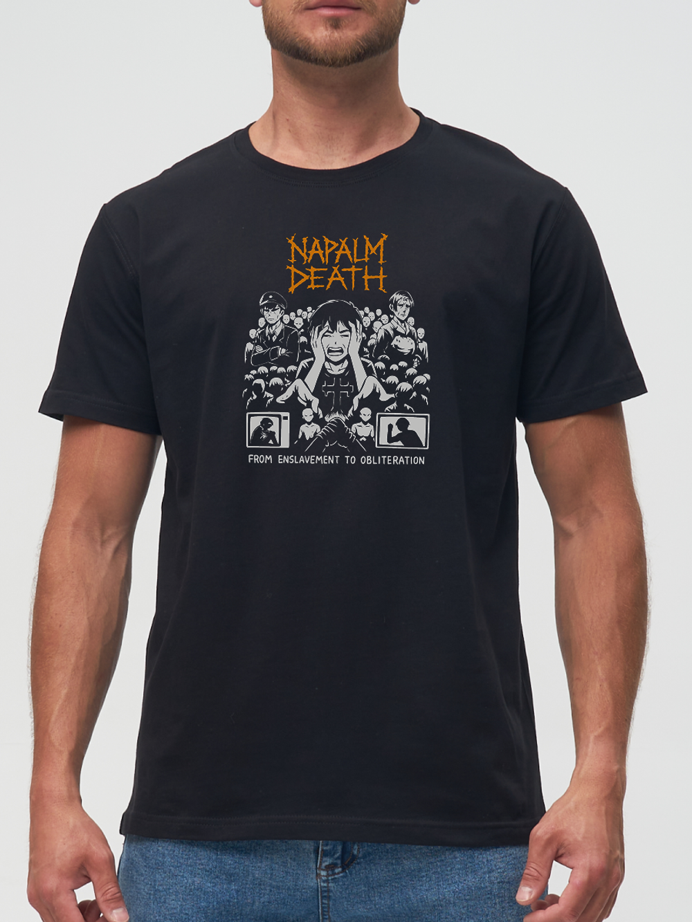 Футболка Napalm Death аниме прикол
