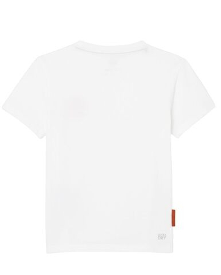 Детская теннисная футболка Lacoste Kid's Roland-Garros Edition Tennis T-Shirt - white