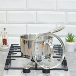 Ковш 1,7л с крышкой нерж Этна