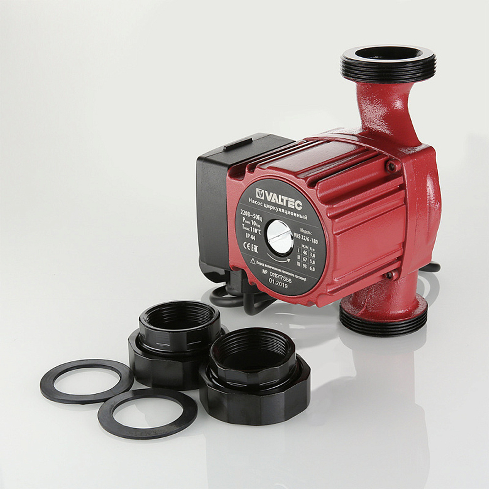 Насос циркуляционный VALTEC RS 32/6-180 с гайками (VRS.326.18.0)
